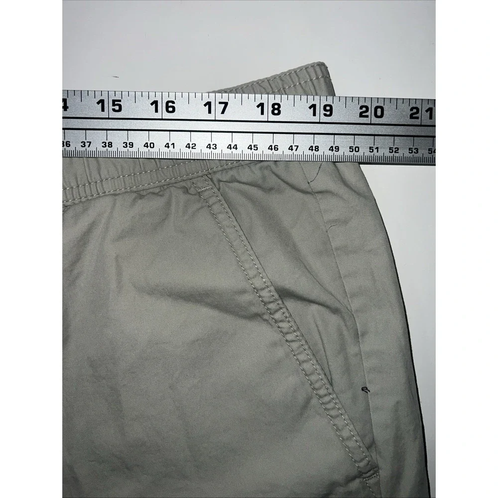 Daniel Cremieux Men's Shorts Drawstring Flat Front‎ Bermuda Cotton Khaki Sz. 42